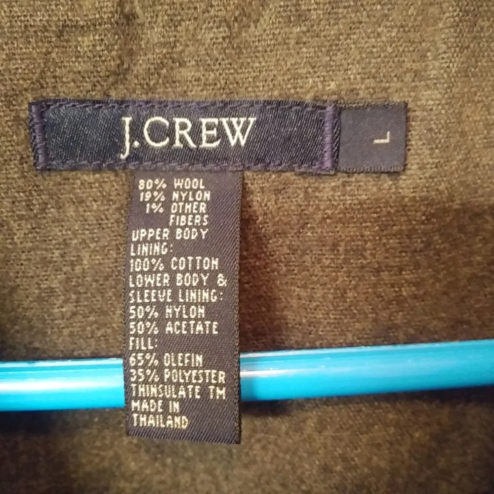 J. Crew grey wool coat